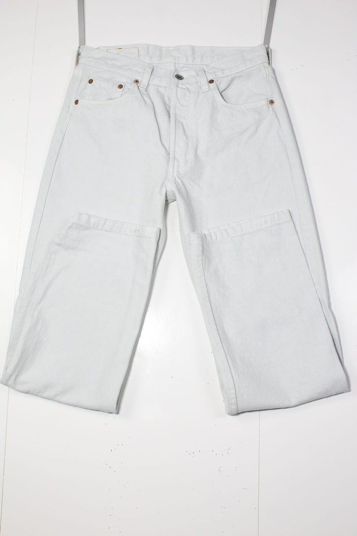 Levi's 501 Bianco W30 L36 Made In USA Jeans Vintage Made in USA