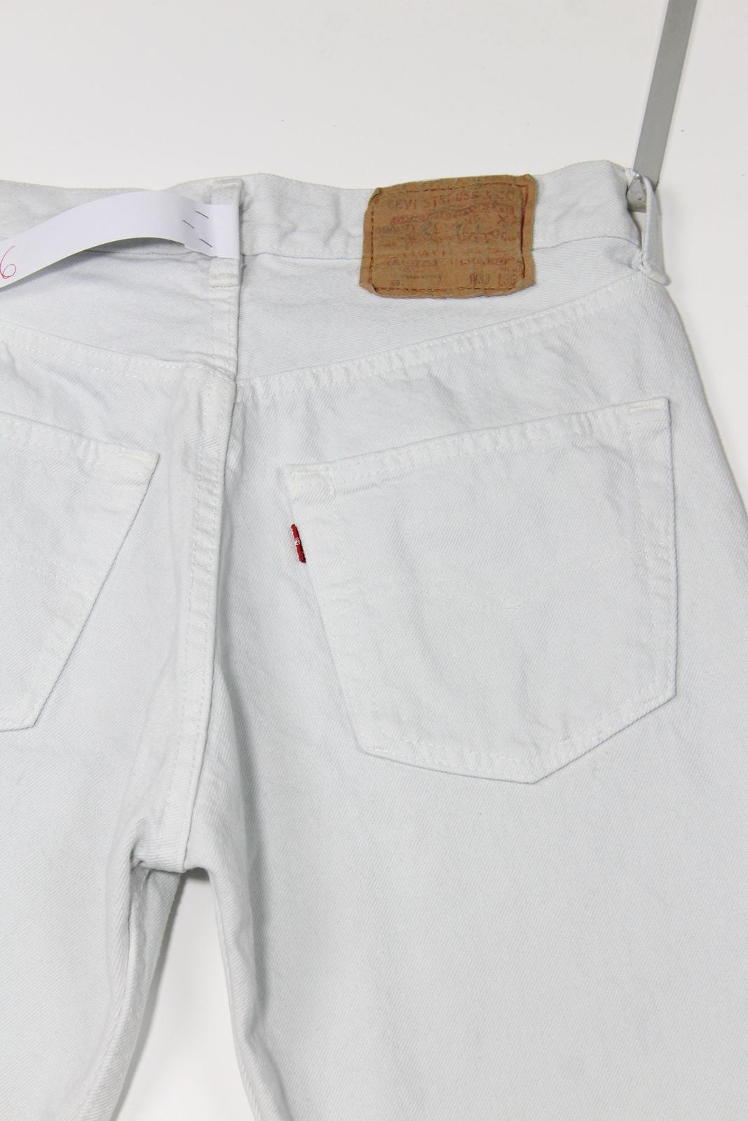 Levi's 501 Bianco W30 L36 Made In USA Jeans Vintage Made in USA