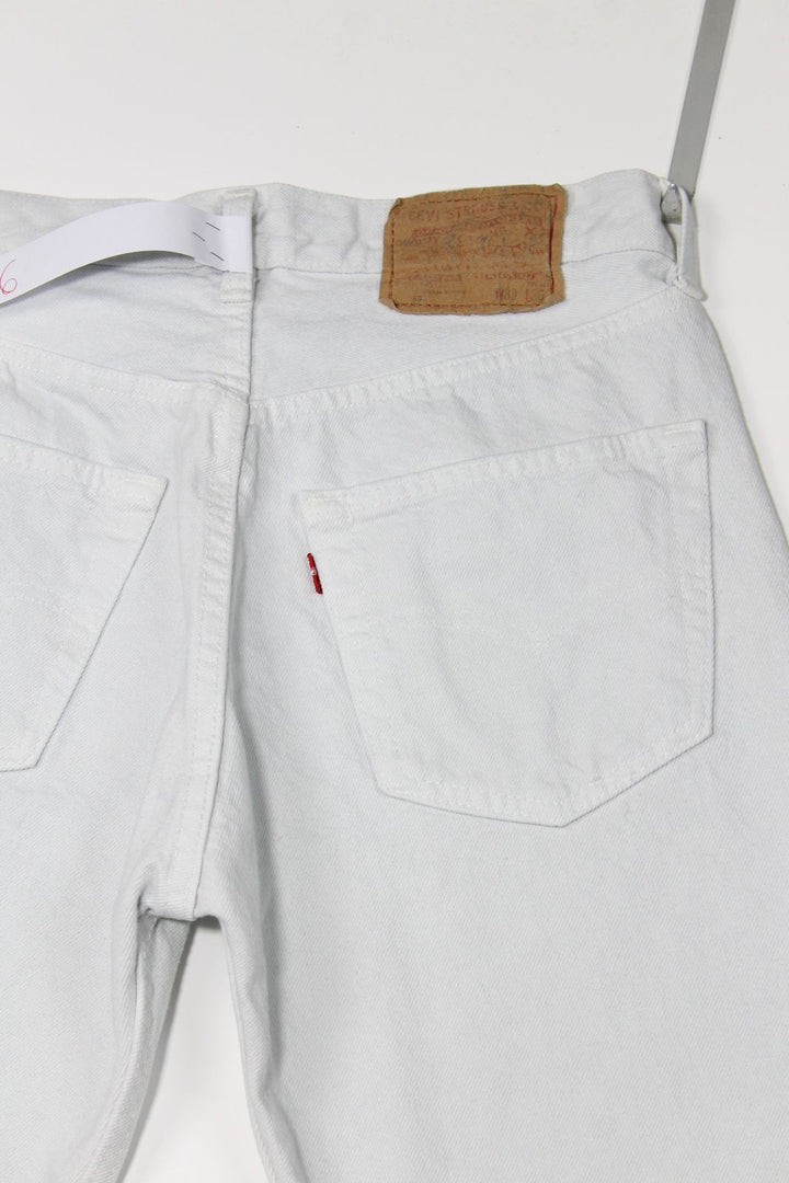 Levi's 501 Bianco W30 L36 Made In USA Jeans Vintage Made in USA