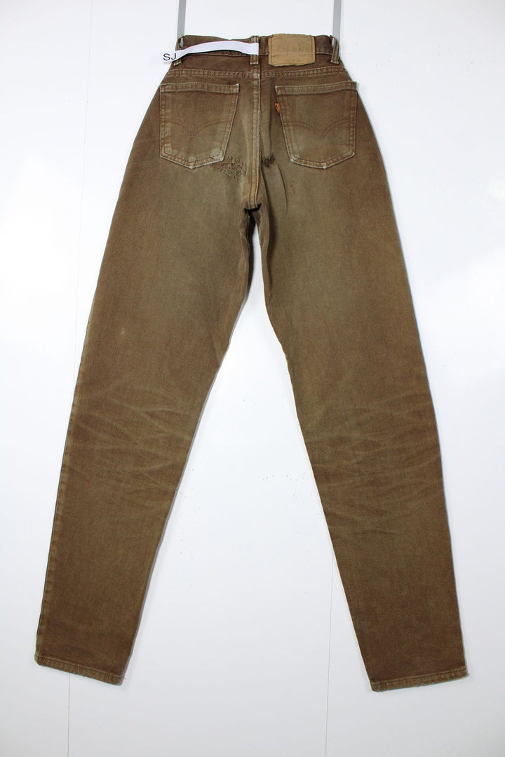Levi's 550 Orange Tab W29 L34 Made In USA Jeans Vintage