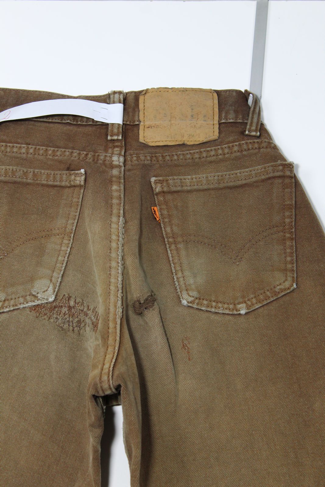 Levi's 550 Orange Tab W29 L34 Made In USA Jeans Vintage