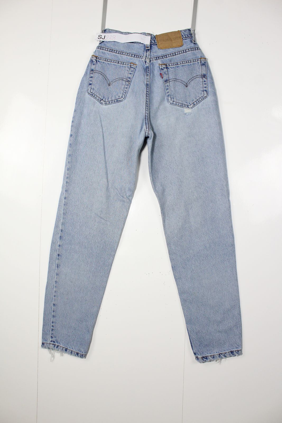 Levi's 512 Slim Fit Denim Tg. 7 Short Made In USA Jeans Vintage