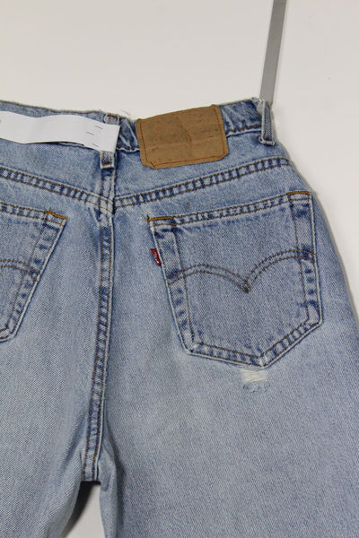 Levi's 512 Slim Fit Denim Tg. 7 Short Made In USA Jeans Vintage