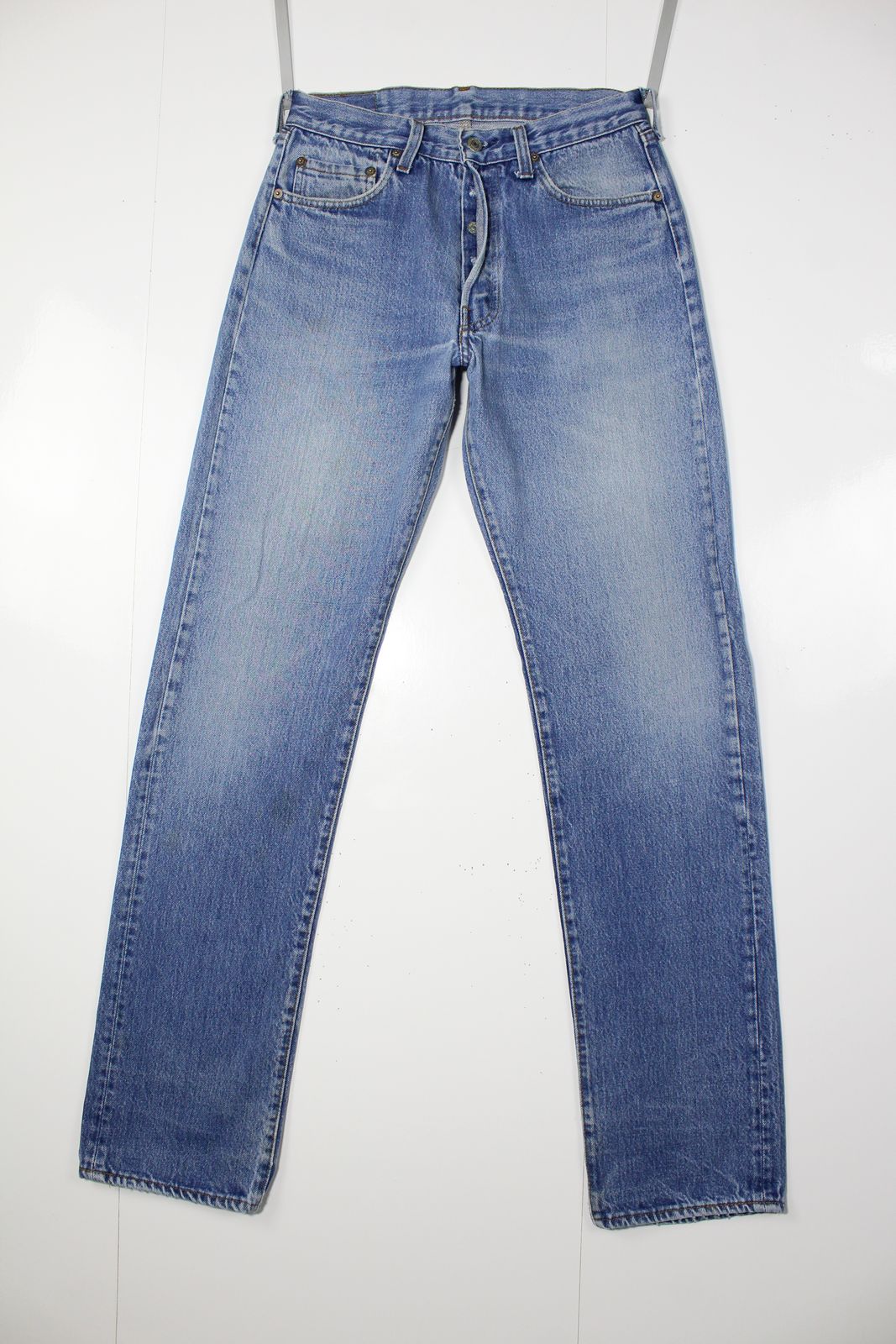 Levi's 501 Denim W30 L34 Made In USA Jeans Vintage