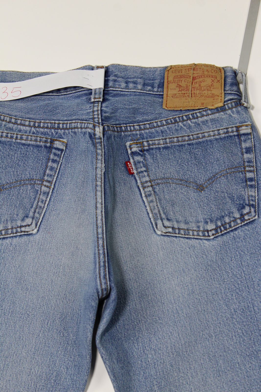 Levi's 501 Denim W30 L34 Made In USA Jeans Vintage