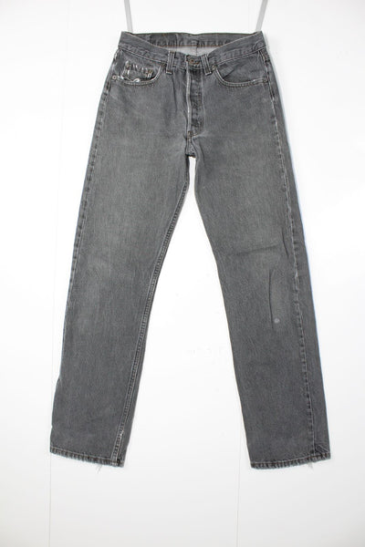 Levi's 501 Nero W30 L32 Made In USA Jeans Vintage