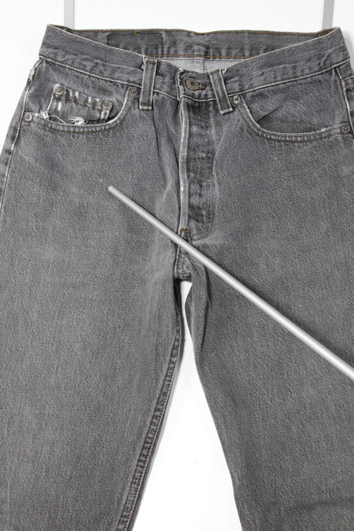Levi's 501 Nero W30 L32 Made In USA Jeans Vintage