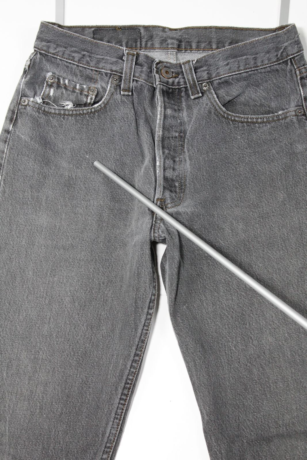 Levi's 501 Nero W30 L32 Made In USA Jeans Vintage