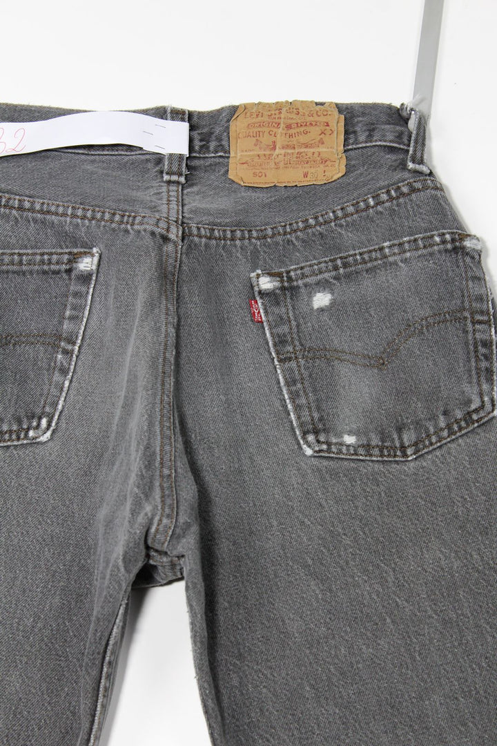 Levi's 501 Nero W30 L32 Made In USA Jeans Vintage