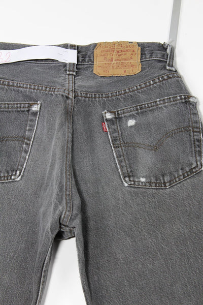 Levi's 501 Nero W30 L32 Made In USA Jeans Vintage