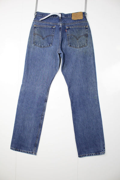 Levi's 505 Slim Fit Taglia L Made In USA Jeans Vintage