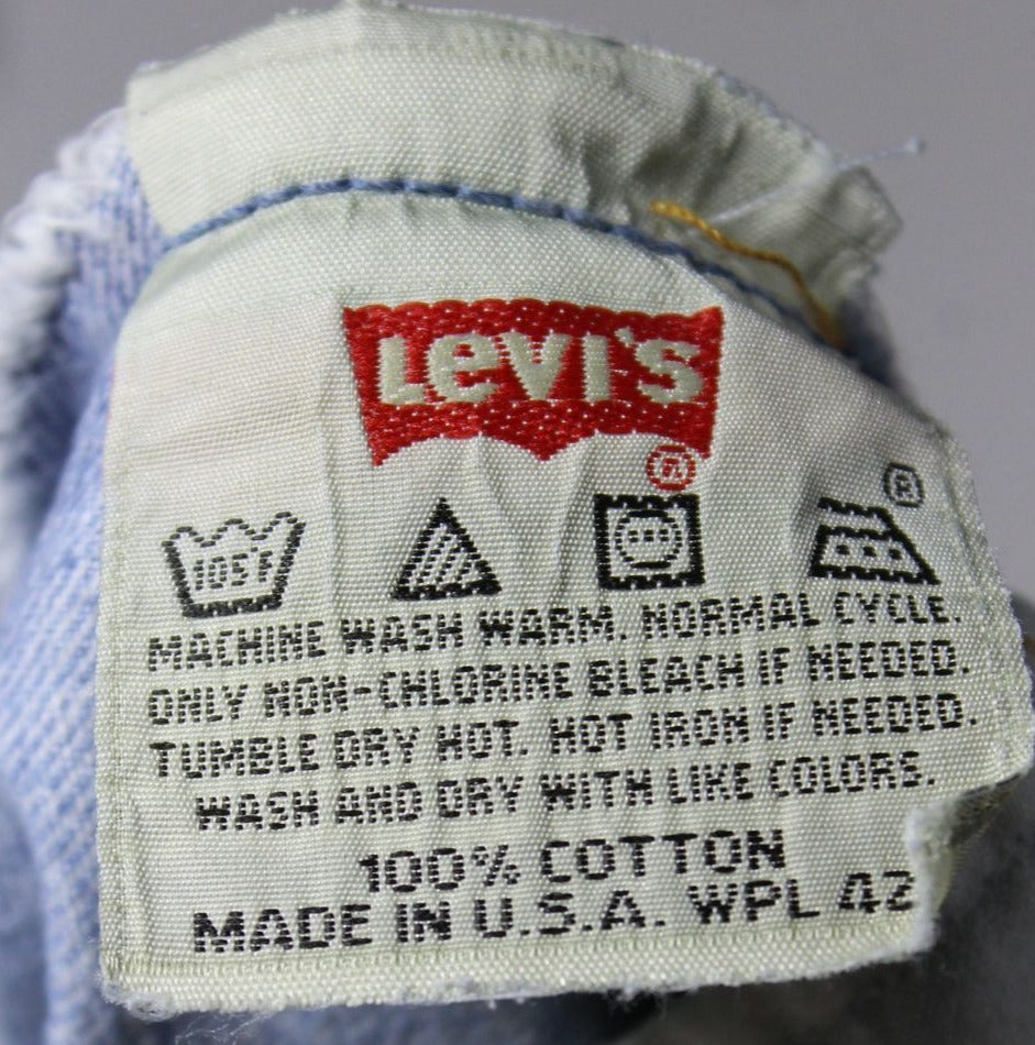 Levi's 501 Denim W31 L32 Made In USA Jeans Vintage