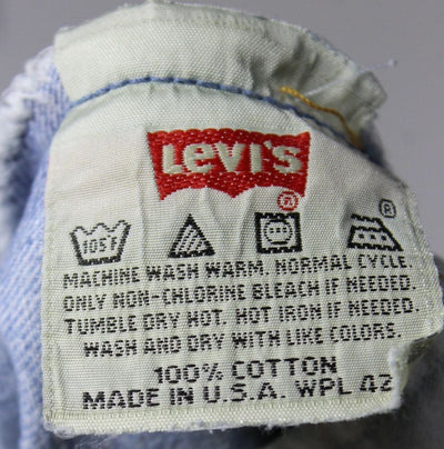 Levi's 501 Denim W31 L32 Made In USA Jeans Vintage