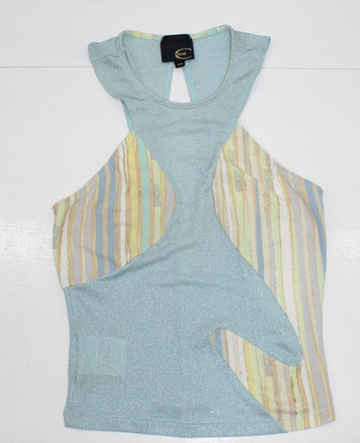 Top Just Cavalli Vintage Tg.40 Azzurro