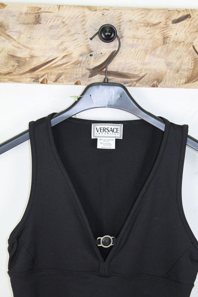 Top Versace Vintage Tg.42 Nero