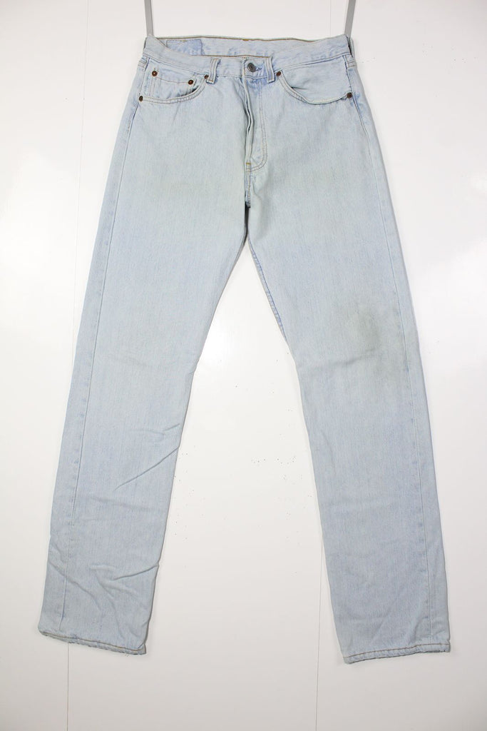 Levi's 501 Denim W31 L34 Made In USA Jeans Vintage – Vintage