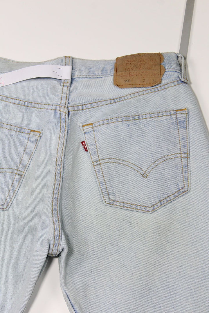 Levi's 501 Denim W31 L34 Made In USA Jeans Vintage