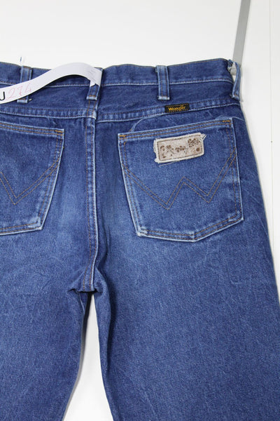Wrangler vita alta Denim W30 L33 Made In USA Jeans Vintage