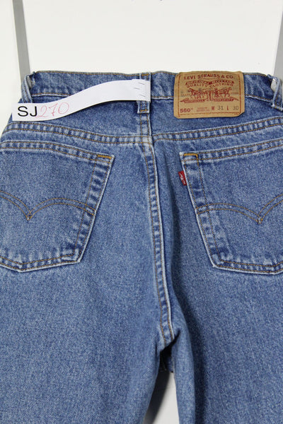 Levi's 560 Loose Fit Denim W31 L30 Made In USA Jeans Vintage