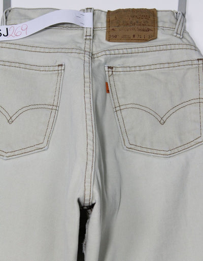 Levi's 560 Loose Fit Orange Tab Denim W31 L30 Made In USA Jeans Vintage