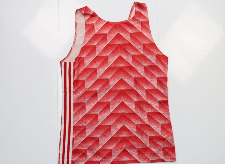 Maglia da Basket Adidas 3 Stripe Rosso Taglio 6