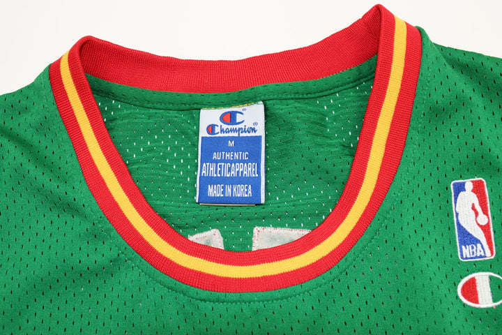 Maglia da Basket NBA Champion Seattle Supersonics Kemp 40 Taglia M