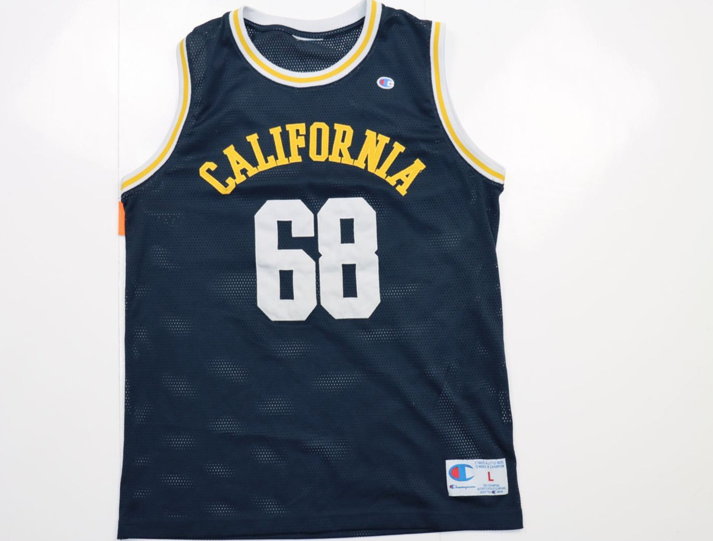 Maglia da Basket NBA Champion California 68 Blu Taglia L