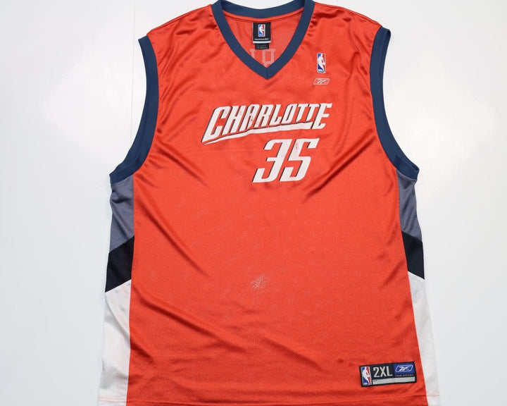 Maglia da Basket NBA Reebok Chartlotte Hornets Morrison 35 Taglia 2XL