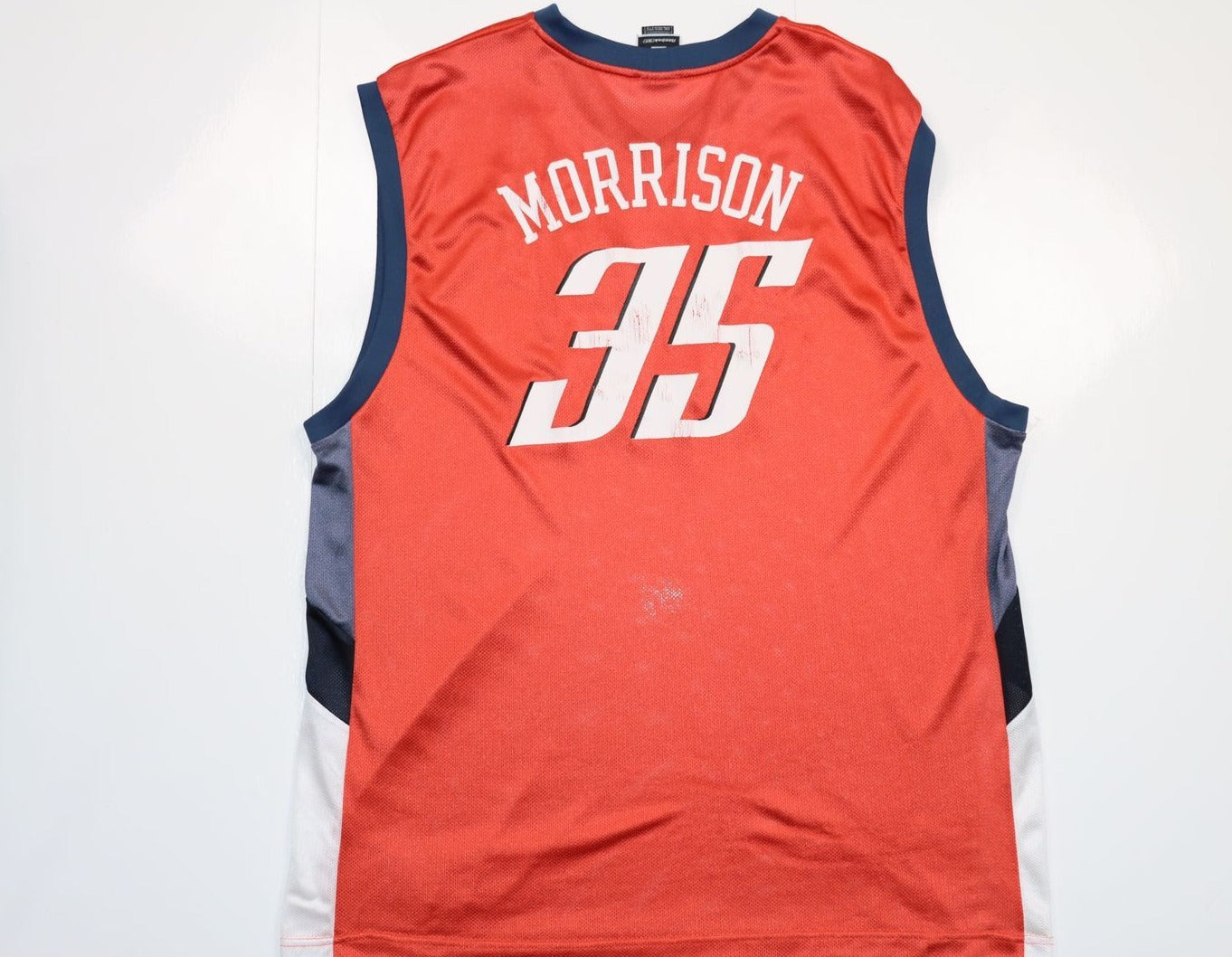 Maglia da Basket NBA Reebok Chartlotte Hornets Morrison 35 Taglia 2XL