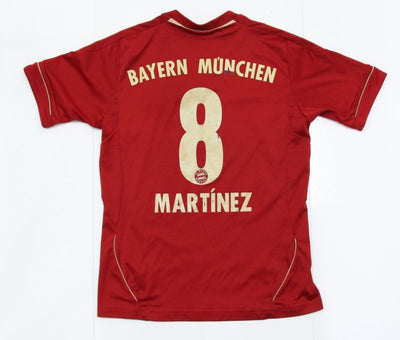 Maglia da calcio Adidas Bayern Munich 2011/2013 Martinez 8 Taglia 16A