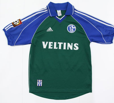 Maglia da calcio Adidas FC Schalke 04 1999/2000 Wilmonts 24 Taglia S
