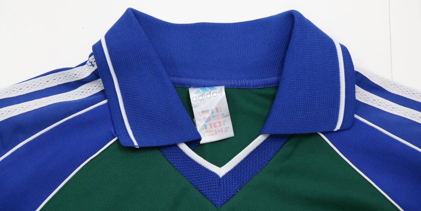 Maglia da calcio Adidas FC Schalke 04 1999/2000 Wilmonts 24 Taglia S