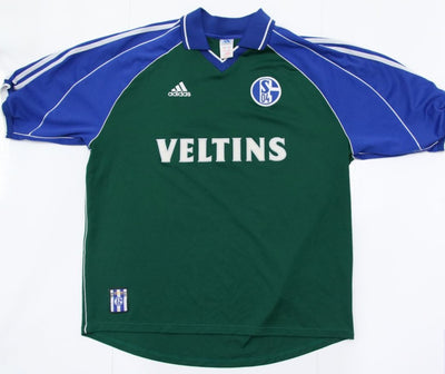 Maglia da calcio Adidas FC Schalke 04 1999/2000 Mulder 9 Taglia XL