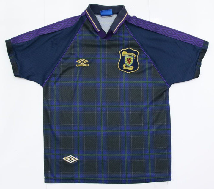 Maglia da calcio Umbro Scozia 1994/1996 Taglia L
