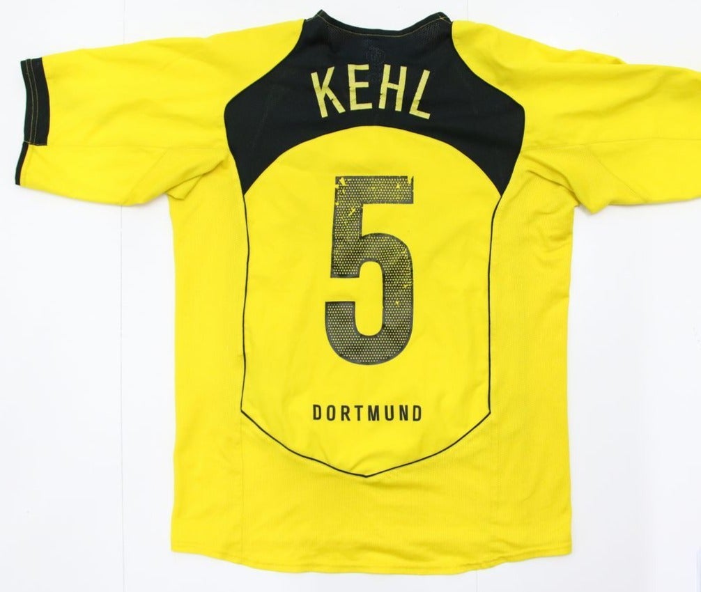 Maglia da calcio Nike Borussia Dortmund 2004/2005 Kehl 5 Taglia M