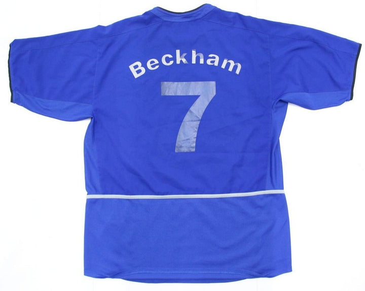 Maglia da calcio Nike Manchester United 2002/2003 Beckham 7 Taglia L