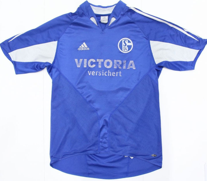 Maglia da calcio Adidas FC Schalke 04 2004/2005 Bordon 5 Taglia M