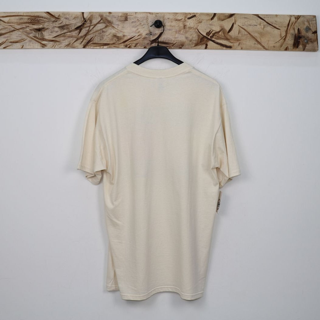 Jerzees T-Shirt Écru Taglia XL Uomo Made in USA