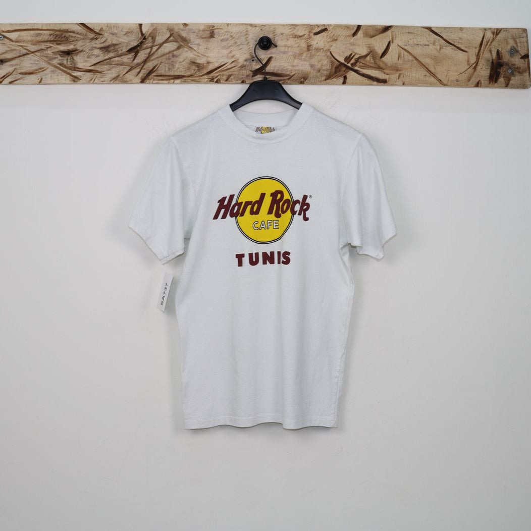 Hard Rock Cafe Tunis T-Shirt Bianca Taglia S Unisex