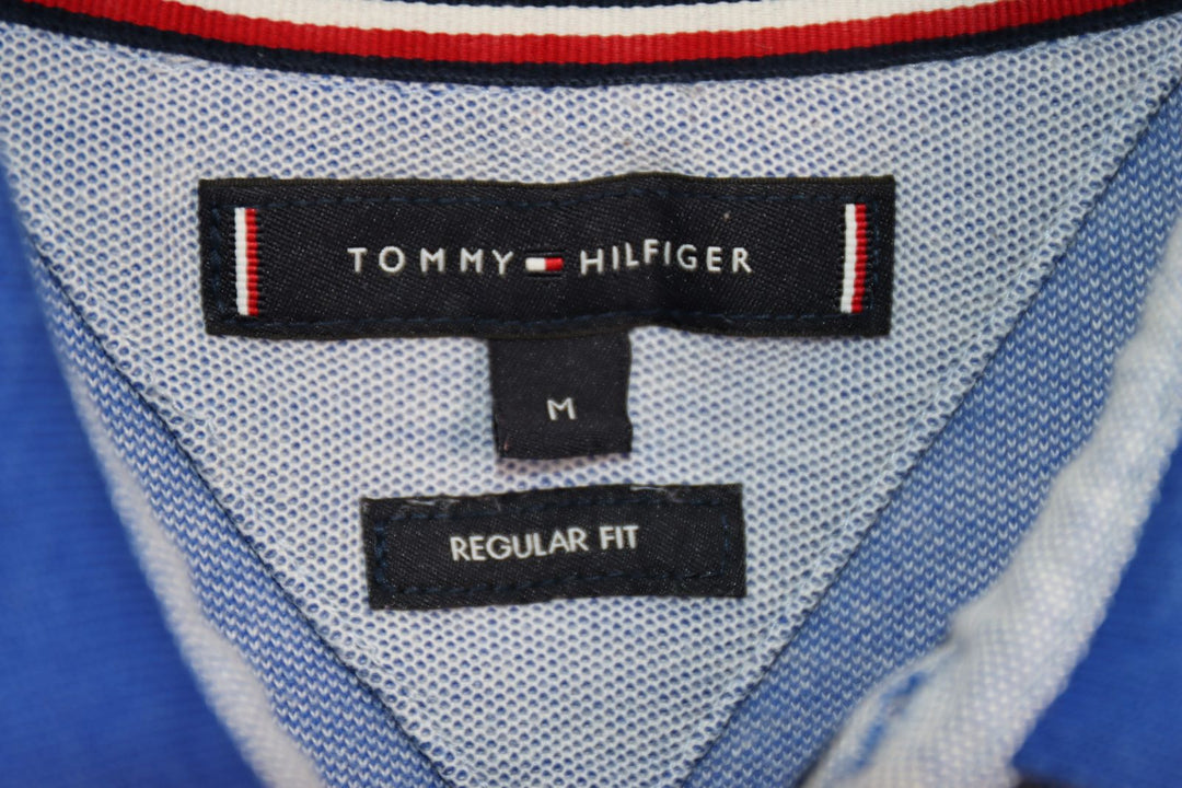Tommy Hilfiger Regular Fit Polo Azzurro Taglia M Uomo