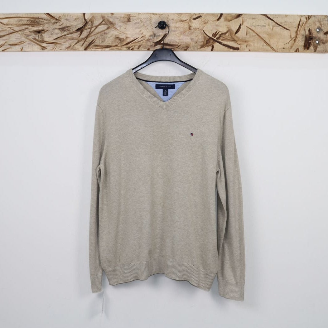 Tommy Hilfiger Maglione Beige Taglia XL Uomo