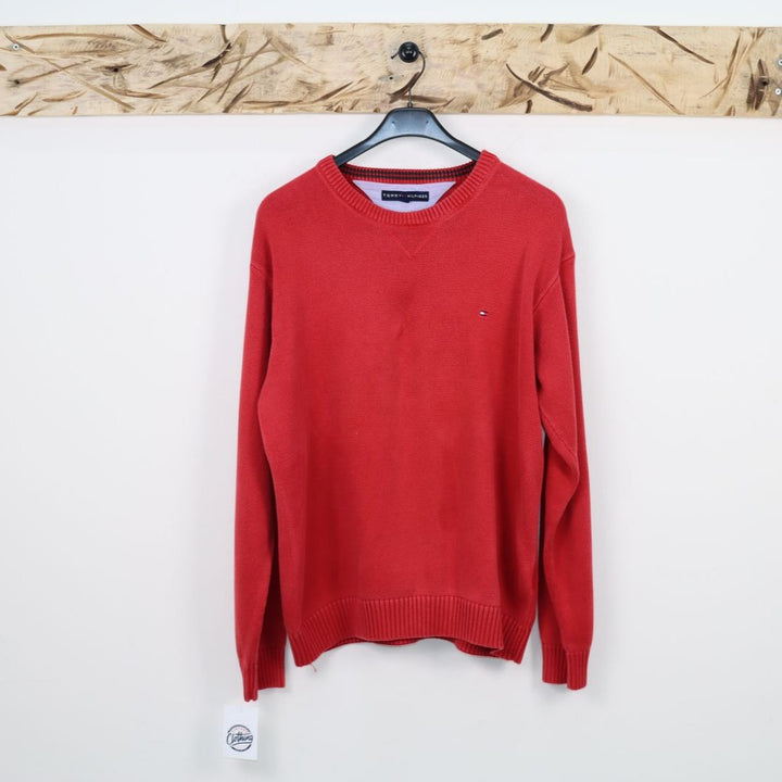 Tommy Hilfiger Maglione Rosso Taglia XL Uomo