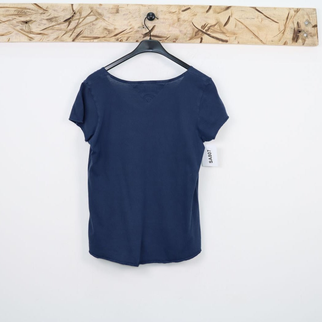 Tommy Hilfiger Denim T-Shirt Blu Taglia L Donna