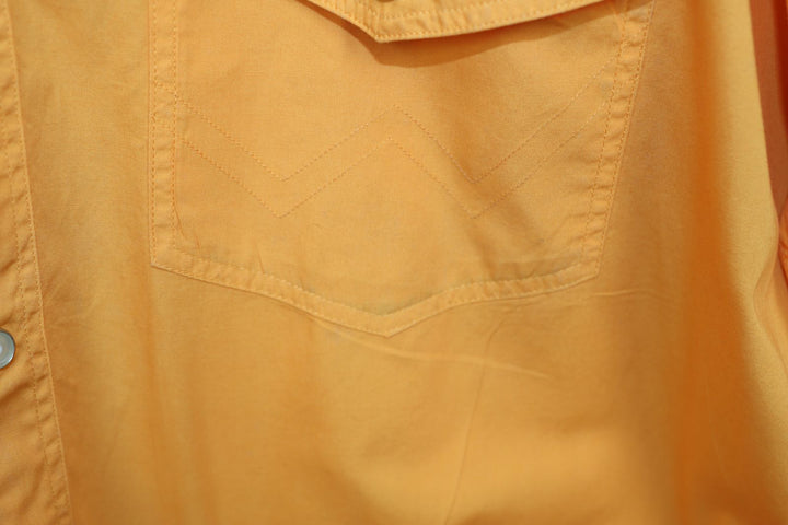 Wrangler Camicia Arancione Taglia L Uomo