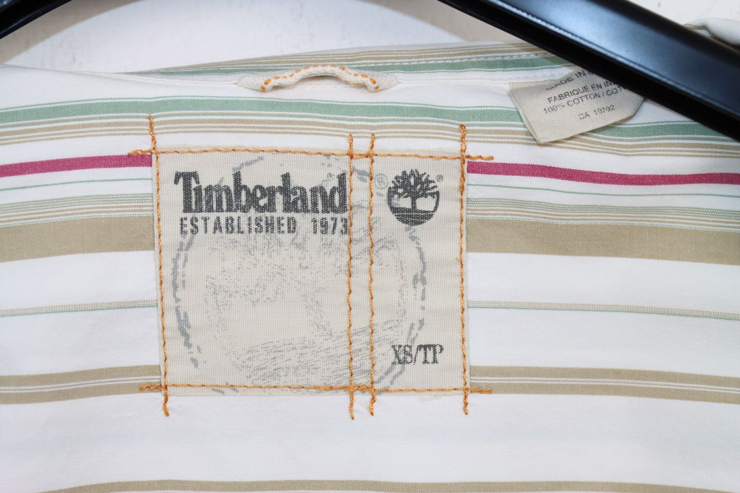 Timberland Camicia Multicolore a Righe Taglia XS Uomo