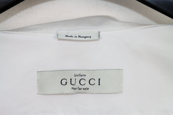 Gucci Uniform Camicia Bianco Taglia 42 Unisex