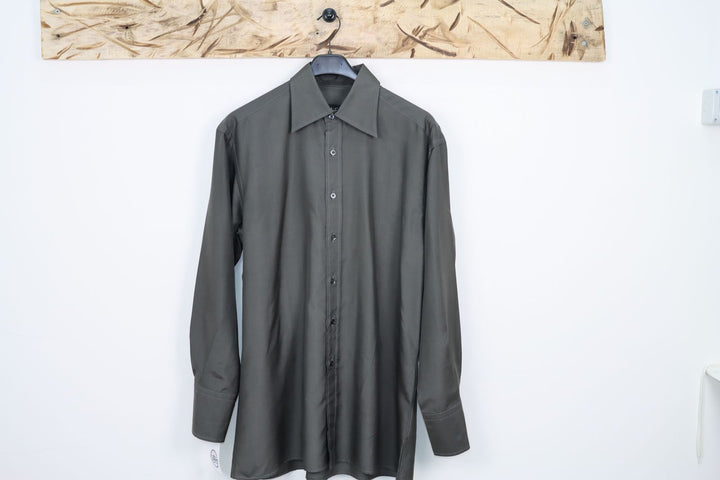 Gucci Camicia Grigio Taglia 42 Uomo