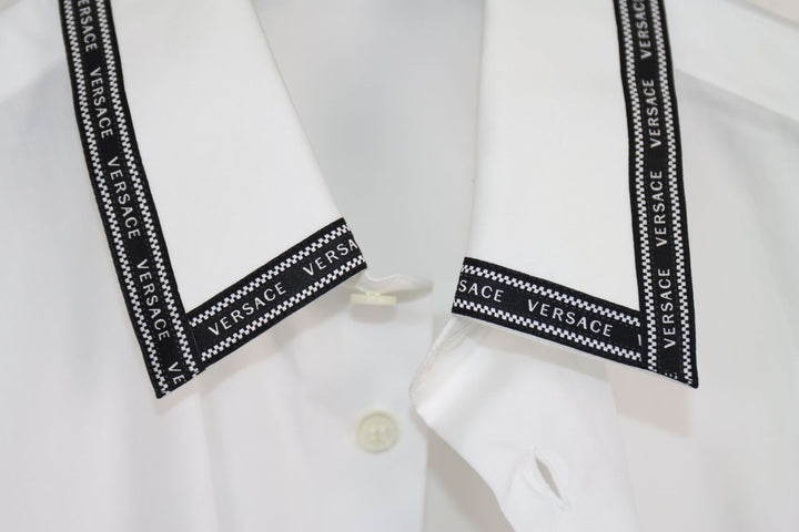 Versace Camicia Bianco Taglia 39 Uomo