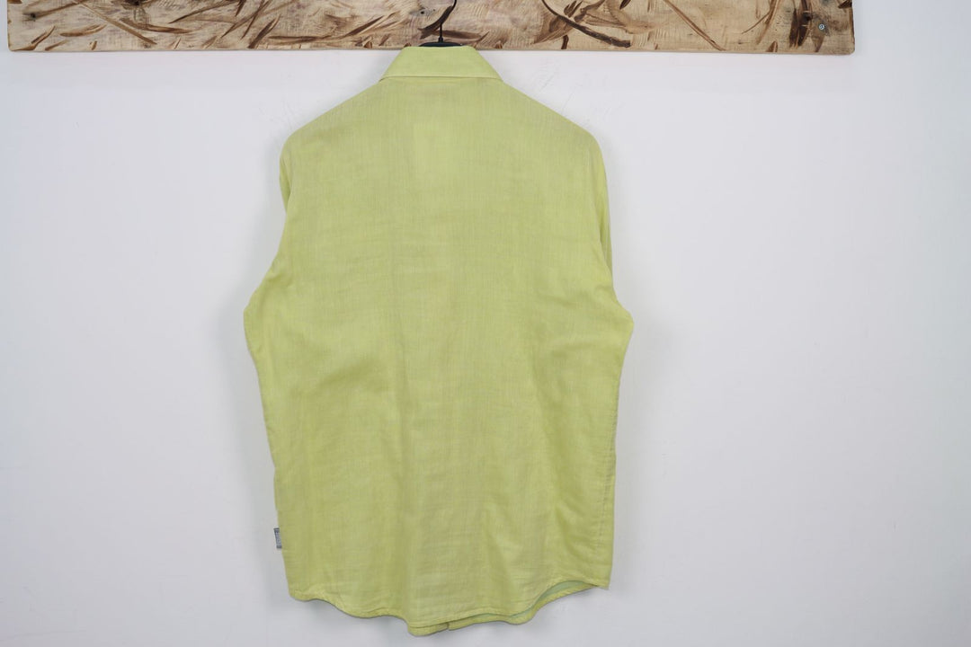 Versace Camicia Verde Lime Taglia L Uomo