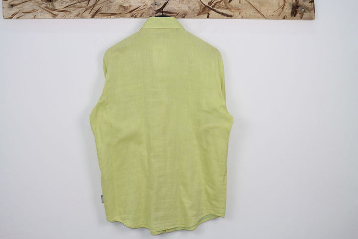 Versace Camicia Verde Lime Taglia L Uomo